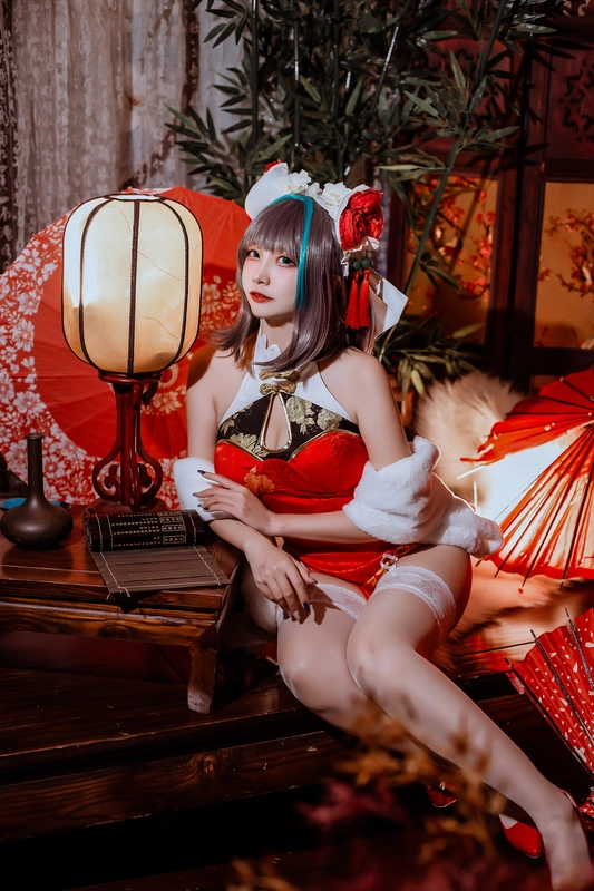 碧蓝柴郡旗袍 - 二佐Nisa