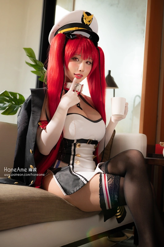 09月AzurLane_Honolulu_火努魯魯 - 雨波_haneame