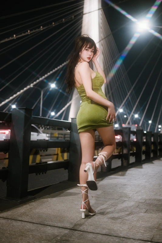 绿色连衣裙 - tina很妖孽呀