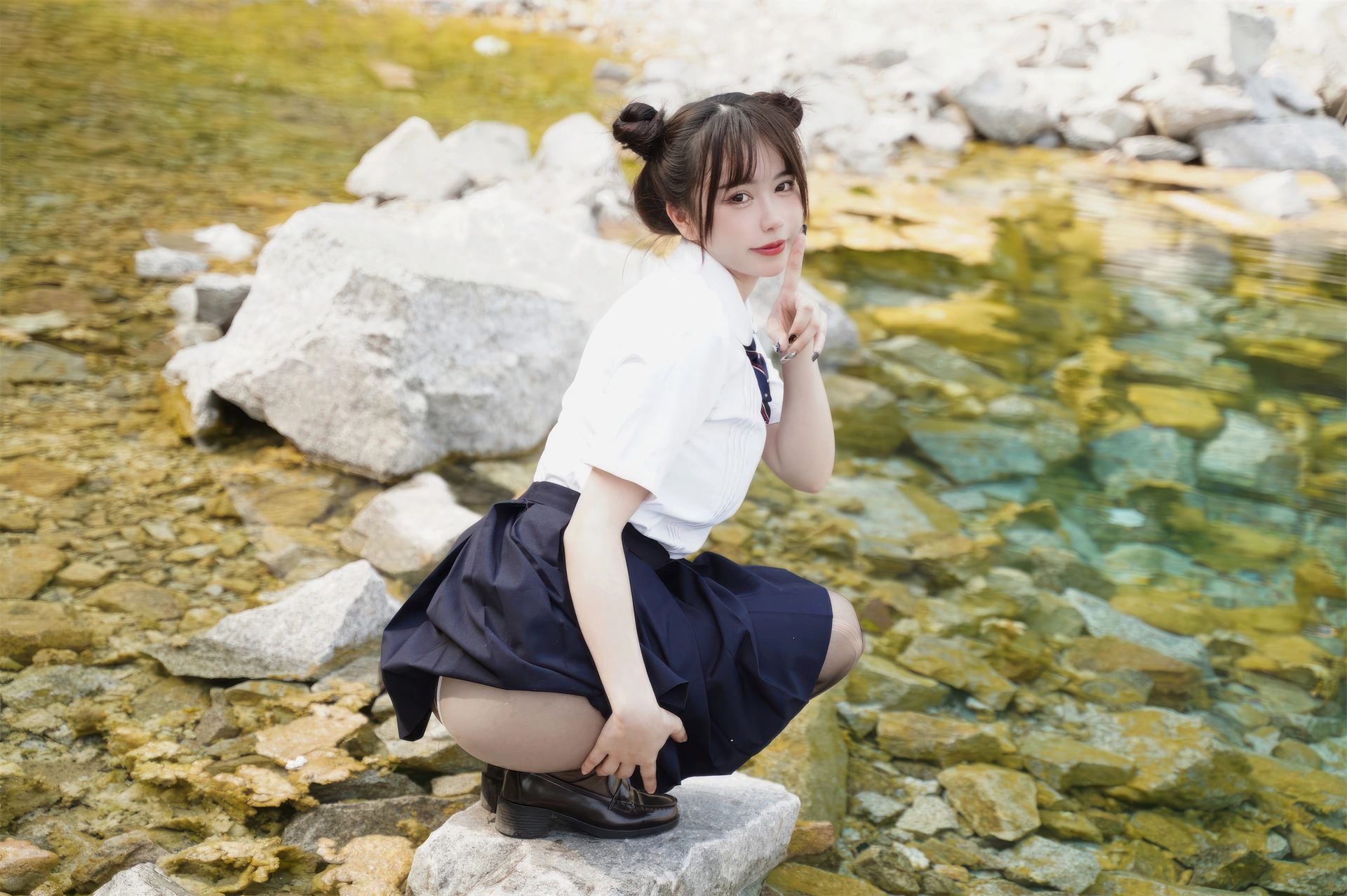 Tina很妖孽呀 - NO.24 小溪体操服死库水JK 3